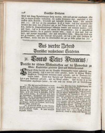 Das vierdte Zehend deutscher verstorbener Gelehrten.