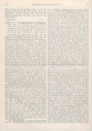 603-607 [Rezension] Jensen, P., Das Gilgamesch-Epos in der Weltliteratur