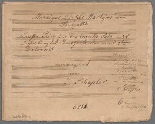 Klavier. - BSB Mus.Schott.Ha 6277-2