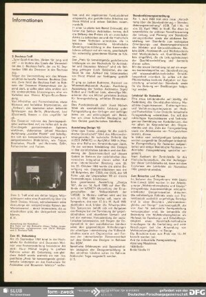Zum Bewerten und Planen : Informationen
