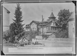Kurort Gohrisch, Genesungsheim. Sächsische Schweiz. Abteilung des Kneippkurbades Schandau