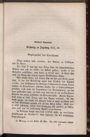 Erstes Capitel. Reichstag zu Augsburg 1547, 48.