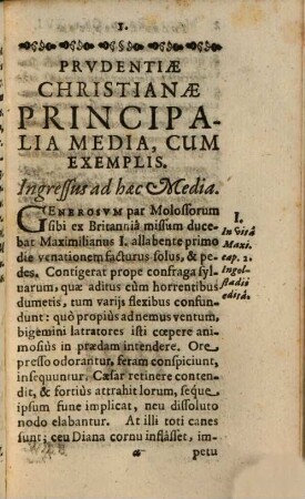 Prudentiæ Christianæ Regulae, Motiva, Media, Exempla Selectiora : Accommodata Ad Vitam Recte Instituendam; In Quovis Statu, 3. Media Prudentiae