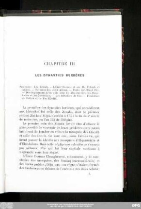 Chapitre III Les Dynasties Berbères