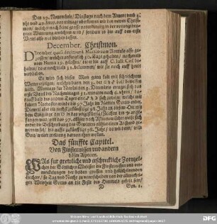 Das fünffte Capitel. Von Finsternissen und andern bösen Aspecten.