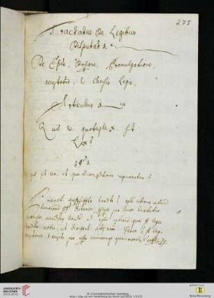 Tractatus tertius