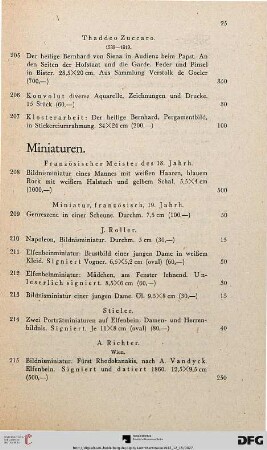 Miniaturen (Nr. 208-215)