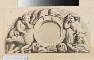 Ornament mit Putten