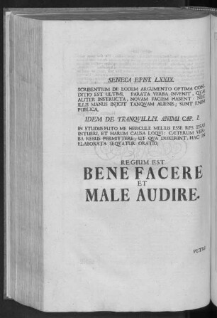 SENECA EPIST. LXXIX.