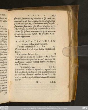 Annotationes In librum octavum Tralliani.
