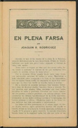 En plena farsa