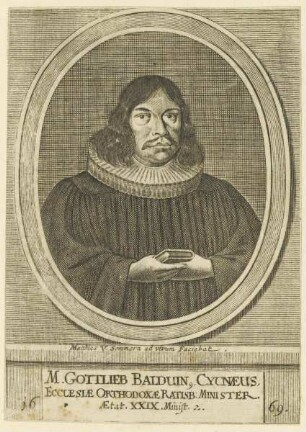 Bildnis des Gottlieb Balduinus Cycnaeus
