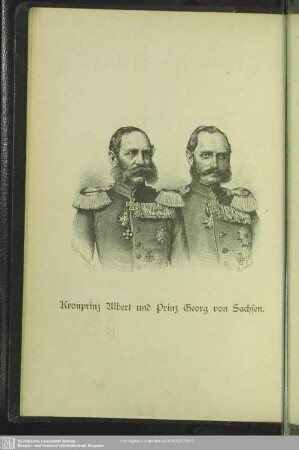 Kronprinz Albert und Prinz Georg von Sachsen