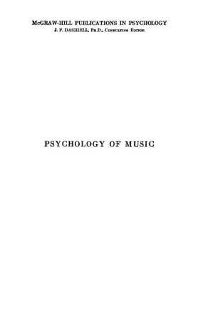 Psychology of Music