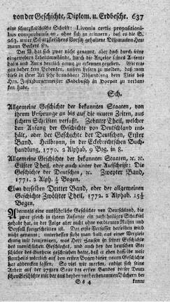 : Allgemeine Geschichte der bekannten Staaten. T.10-12.