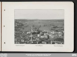 Vue du Bosphore.