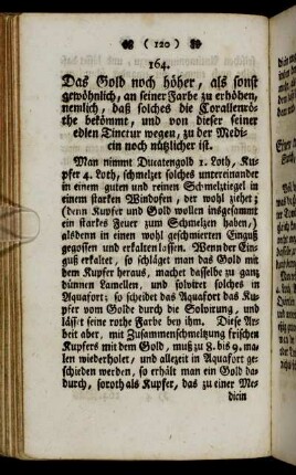164. Das Gold noch höher, als sonst gewöhnlich, an seiner Farbe zu erhöhen,[...] - 215. Wie man das Sympathetische Pulver zubereiten soll.