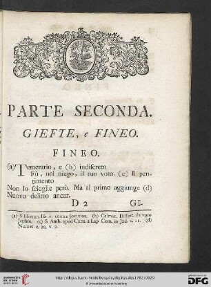 Parte seconda