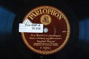 Die Walküre : Wotans Abschied und Feuerzauber; I. [Teil] / (Rich. Wagner)