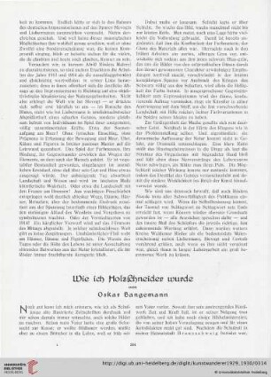 11/12: Wie ich Holzschneider wurde