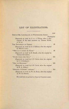 The works of Henry Wadsworth Longfellow : with bibliographical and critical notes and his life, with extracts from his journals and correspondence, 6. The poetical works ; 6 : Judas Maccabaeus u.a.