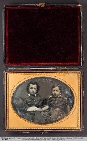 Portrait von zwei Jungen