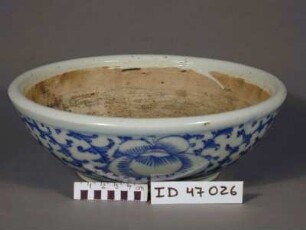 Reibschale aus Porzellan (Apothekengerät)