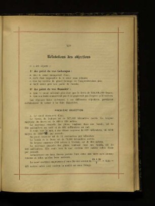 XIV Refutations des objections
