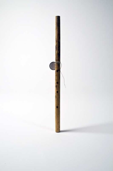 open longitudinal flute with finger holes