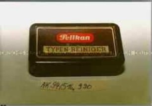 Kunststoffschachtel mit Inhalt "Pelikan TYPEN-REINIGER"