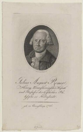 Bildnis des Julius August Remer