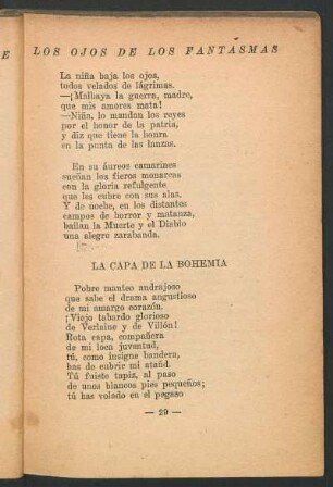 La capa de la bohemia