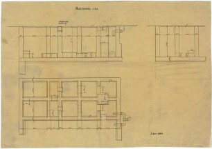 Billing, Hermann; Diedesheim - Neckarelz; Portland - Zementwerke - Reservoir (Grundriss)