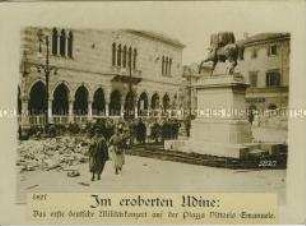 Militärkonzert im eroberten Udine