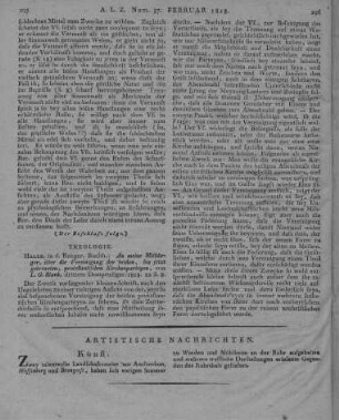 Blanc, L. G.: An meine Mitbürger, über die Vereinigung der beyden, bis jetzt getrennten, protestantischen Kirchen-Partheyen. Halle: Renger 1818