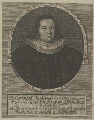 Bildnis des Gottlob Fridericus Seligmann