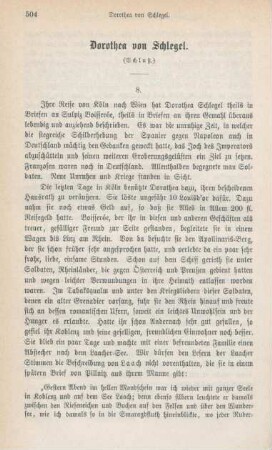 504-524 Dorothea von Schlegel : Schluß