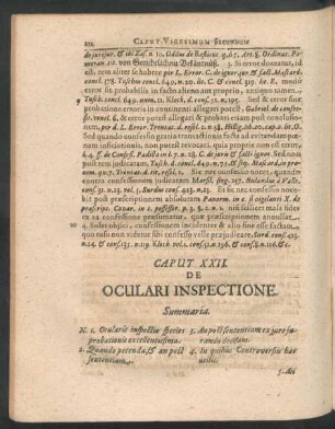 Caput XXII. De Oculari Inspectione.