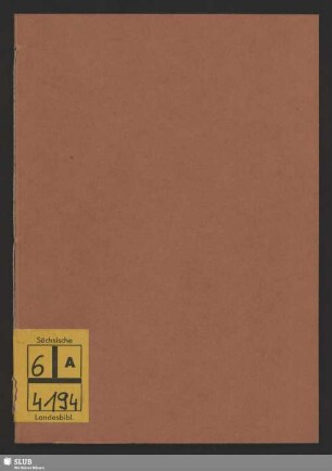 Ortsstatut der Gemeinde Hosterwitz vom 12. März 1907