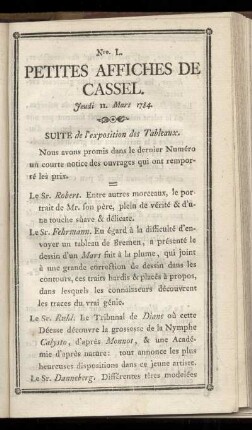 No L (Jeudi 11 Mars 1784)