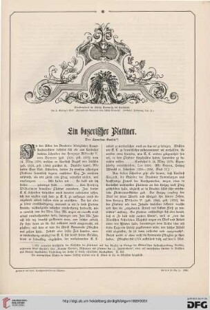 Ein bayerischer Plattner