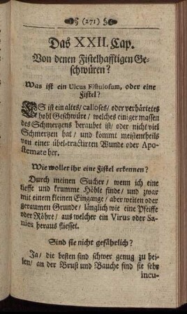 Das XXII. Cap. - Das XXIX. Capitel.
