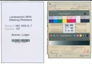Entnazifizierung Ludger Bremer , geb. 20.08.1891 (Dreher)