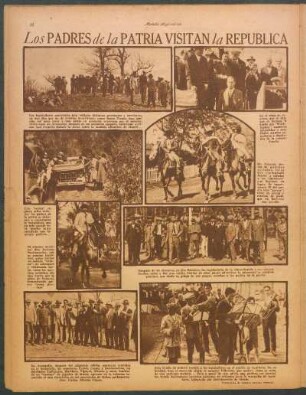 Los padres de la patria visitan la república [Fotografías]