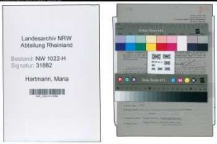 Entnazifizierung Maria Hartmann , geb. 11.04.1902 (Behoerdenangestellter)