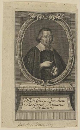 Bildnis des Joh. Georg Dorscheus