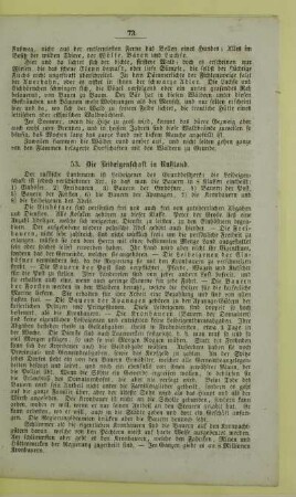 53. Die Leibeigenschaft in Rußland