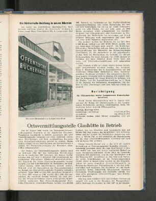 Ortsvermittlungsstelle Glashütte in Betrieb