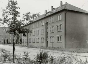 Aufträge Neubaugebiet Hugo-Göpfert-, Haenel-Clauß-, Kegler-, Kipsdorfer, Hepke-, Siebeking-, Ritterstraße. Dresden-Gruna. Wohnblock (um 1935)