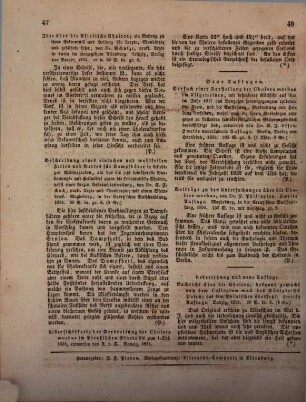 Allgemeine medizinische Zeitung mit Berücksichtigung des Neuesten und Interessantesten der allgemeinen Naturkunde. 1832